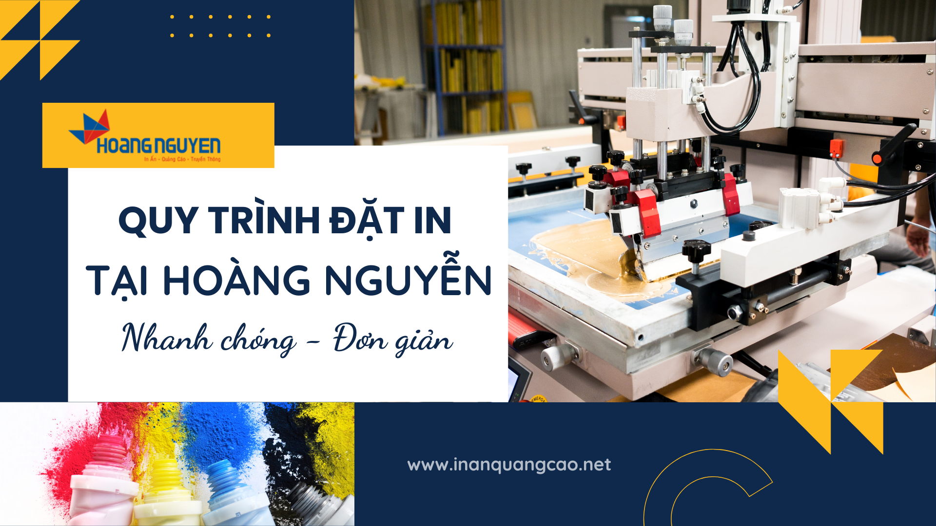 Quy trình đặt in ấn phẩm nhanh chóng đơn giản tại Hoàng Nguyễn