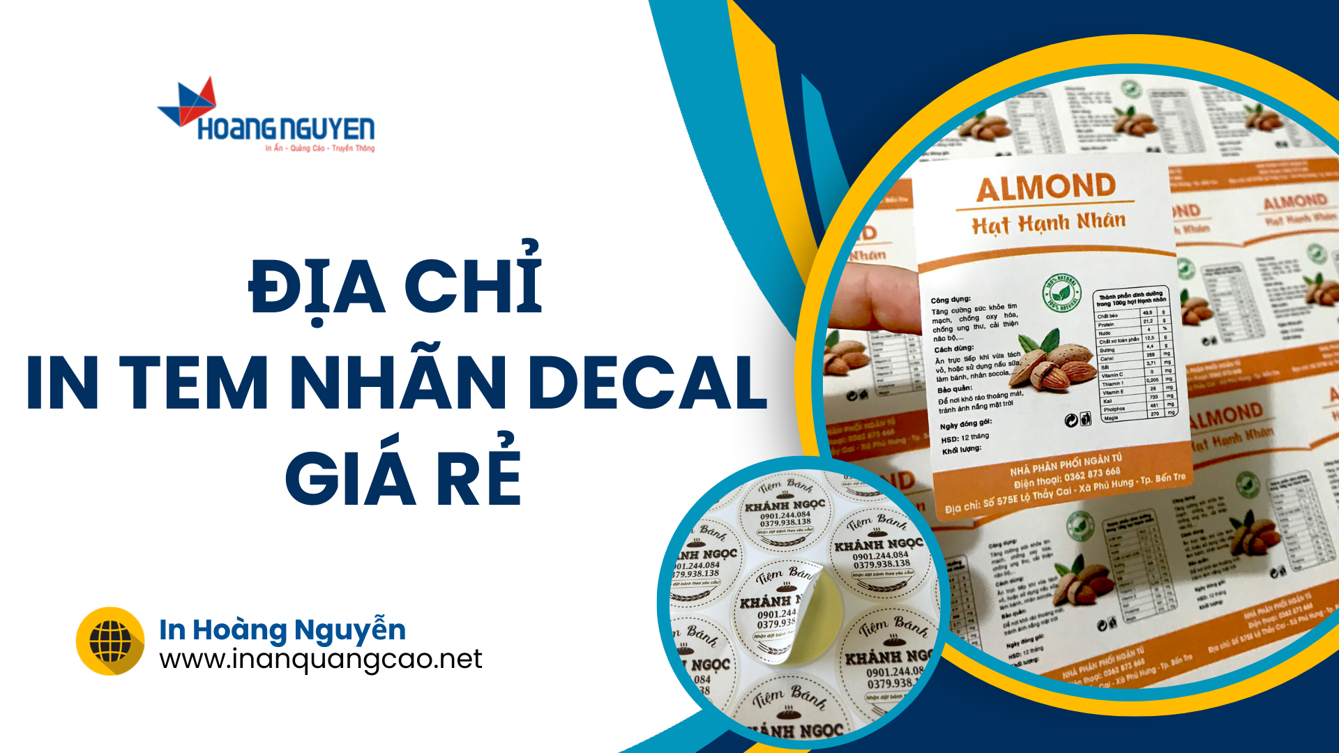 Địa chỉ uy tín in tem nhãn decal giá rẻ tại Hà Nội 