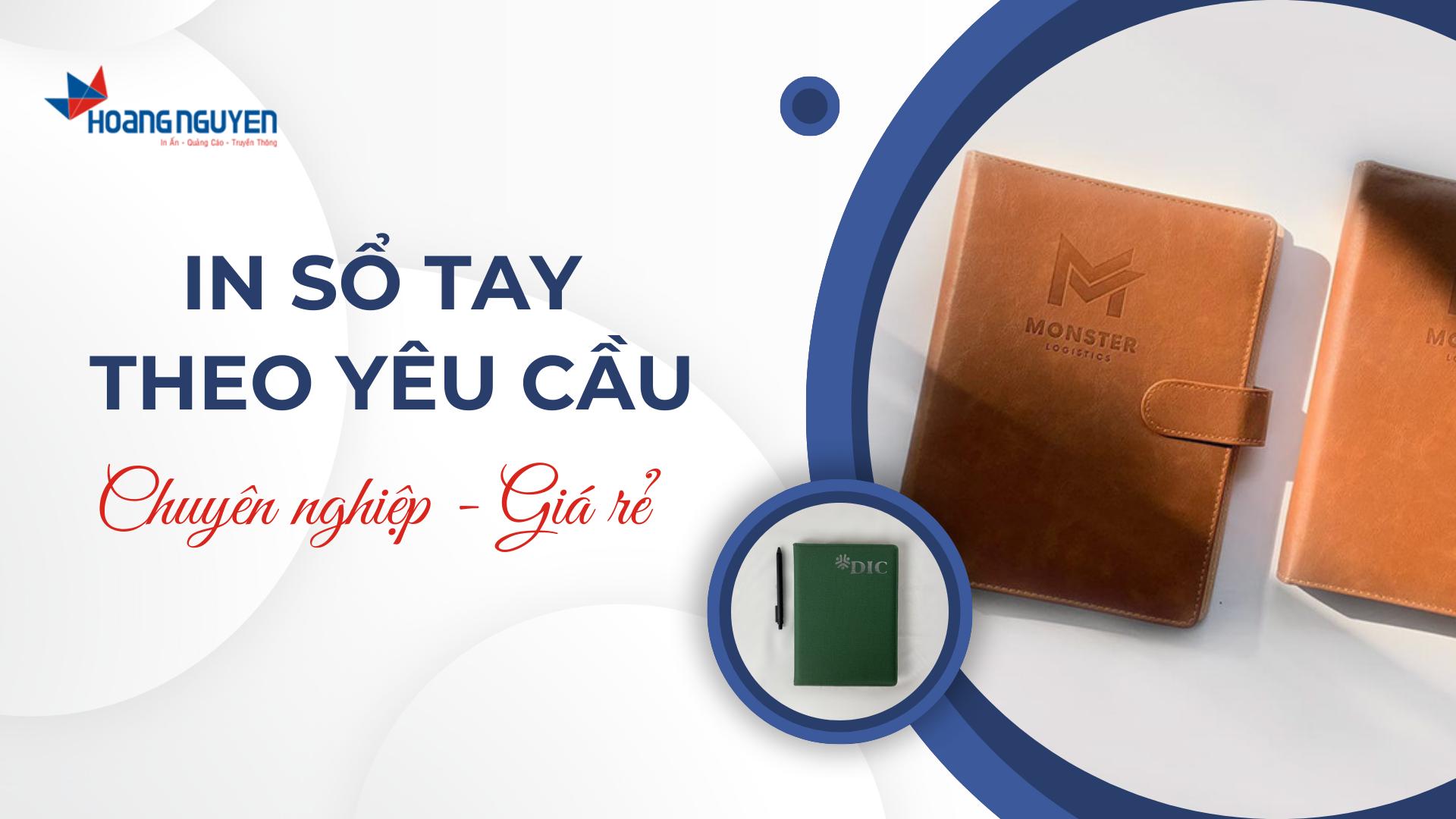In sổ tay theo yêu cầu - In sổ quà tặng giá rẻ 