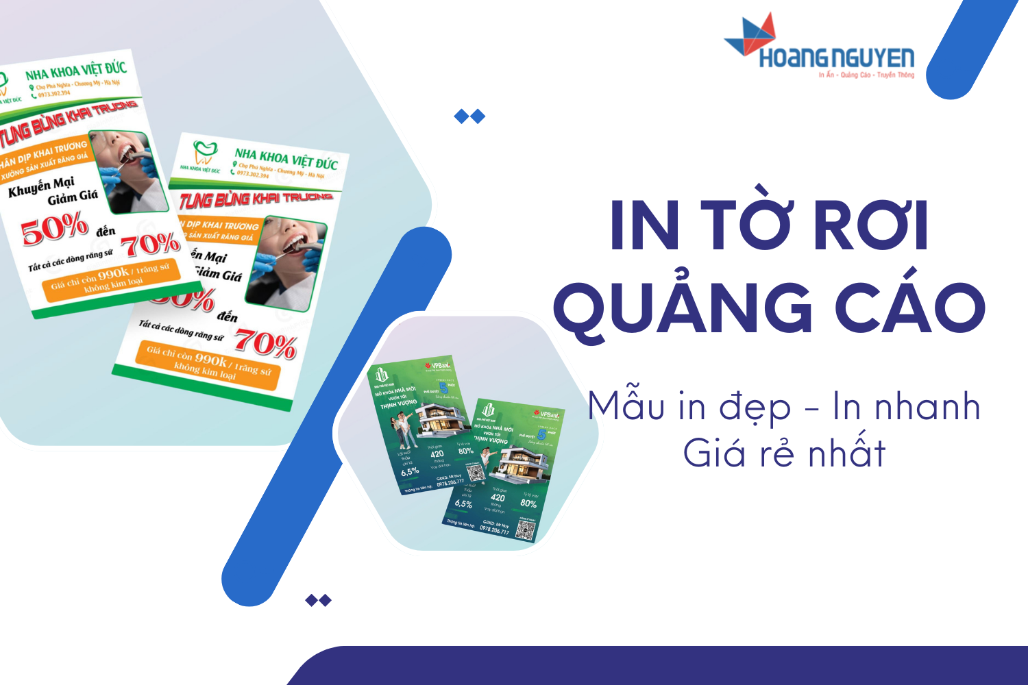 In tờ rơi quảng cáo nhanh - giá rẻ tại Hà Nội